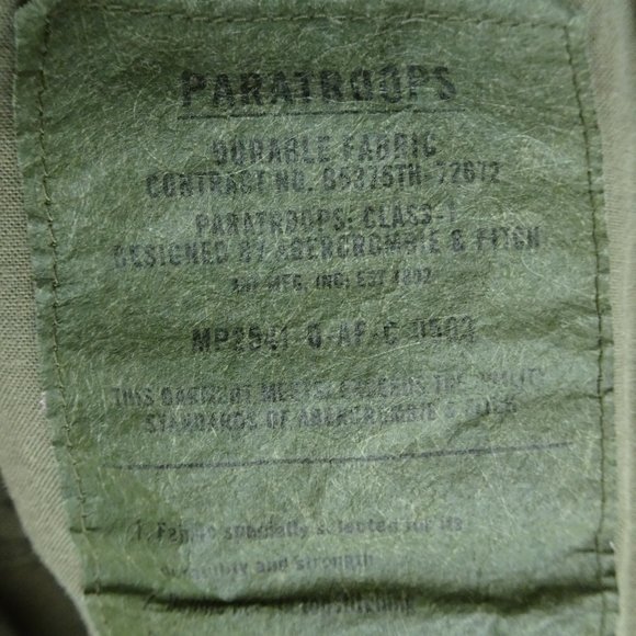 ABERCROMBIE & FITCH 092 Paratrooper M51 Cargo Pants SIZE Large Military OD Green - Picture 13 of 13